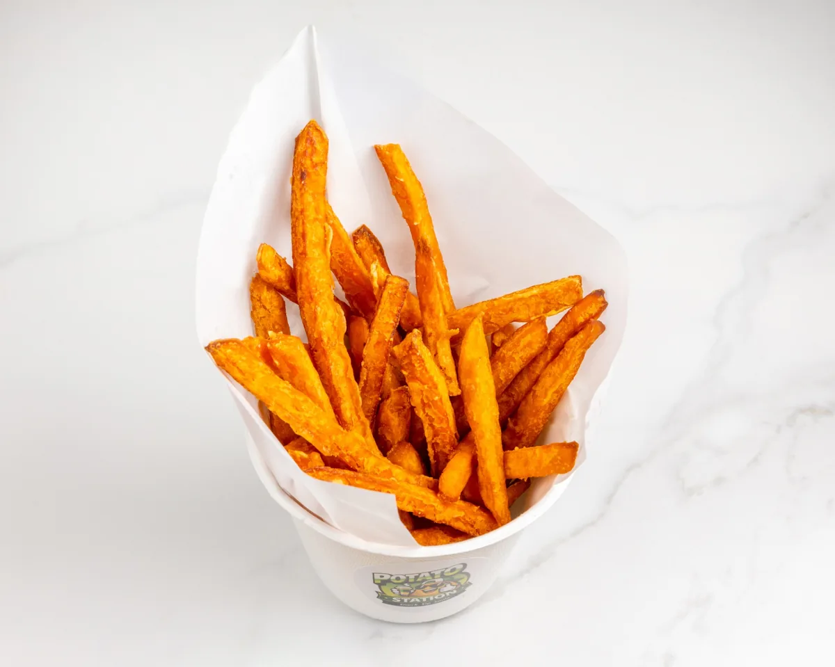Photo of Sweet Potato Fries — Regular Fries at Potato Station Rooty Hill
