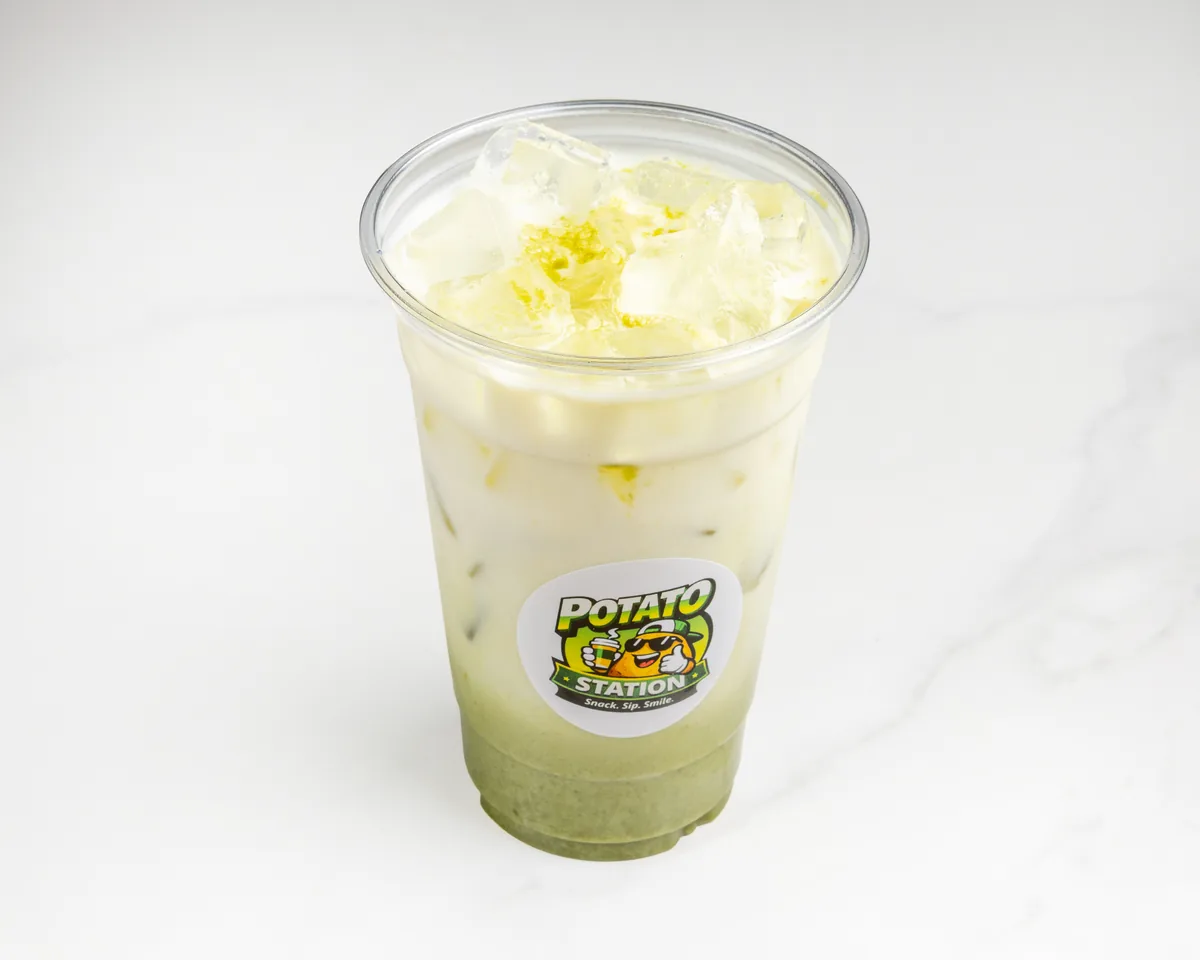 Photo of Iced Matcha Latte — Drinks at Potato Station Rooty Hill