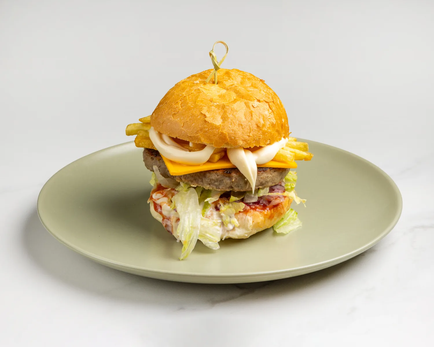 Photo of The Ultimate Station Burger — Burgers & Combos at Potato Station Rooty Hill