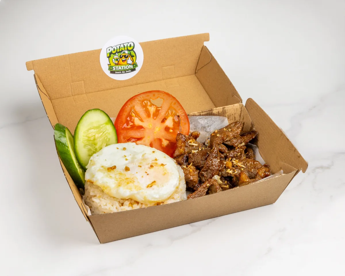 Photo of Beef Tapsilog — Tapsilog & Rice Meals at Potato Station Rooty Hill