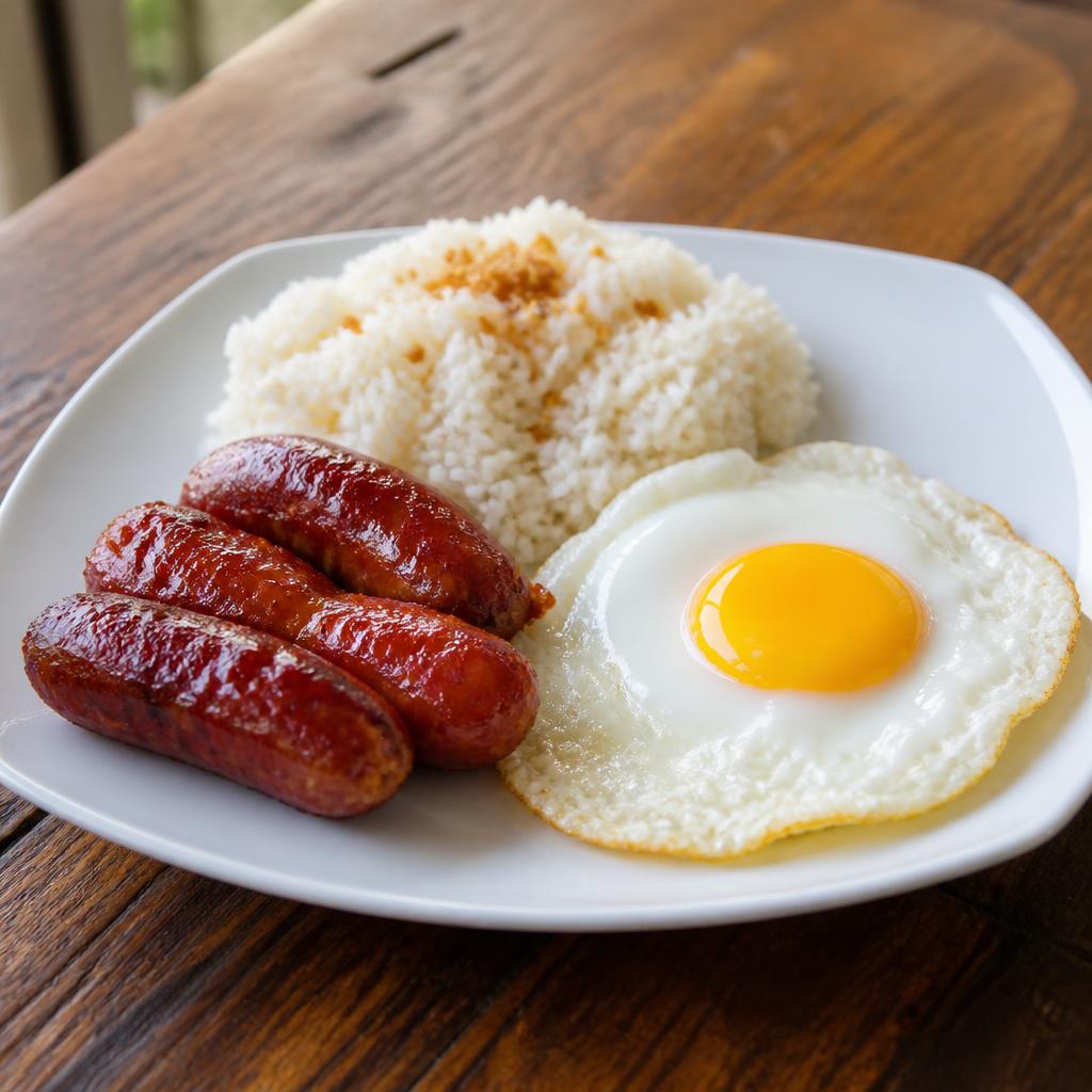 Longsilog — tapsilog & rice meals near Whalan at Potato Station Rooty Hill